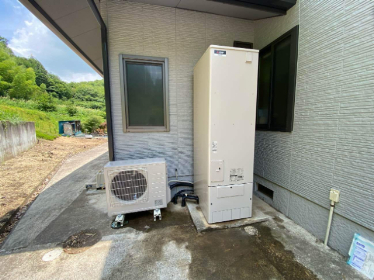 エコキュートを交換し、快適な給湯環境を取り戻しました/泉崎村