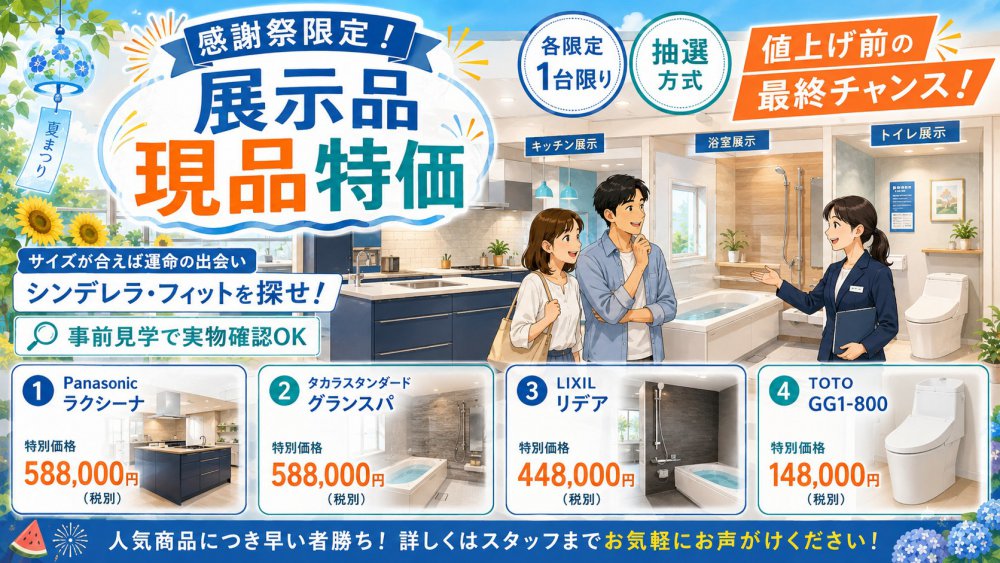 宮崎市] 【2026夏のリフォーム感謝祭】リフォーム＆増改築えさか