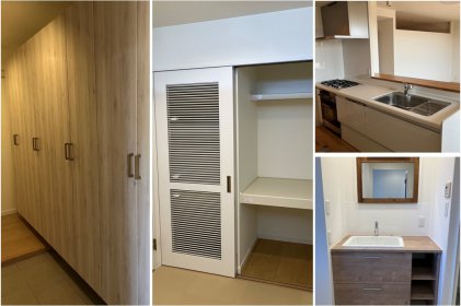 宮崎市｜マンションリノベーション！収納豊富な上質空間へ