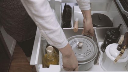 マグネットで自在にカスタム収納