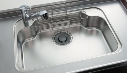 ステンレス製のスタンダードなシンク「スペースアップシンク」