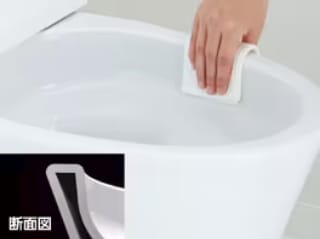 フチレス形状