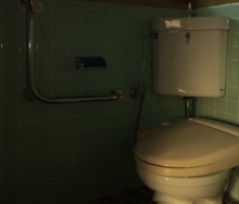 暗くてジメジメしているトイレは来客に使ってほしくない。