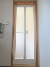 日立市　リフォーム　浴室ドア改修工事