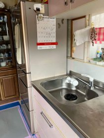 佐世保市　漏水による台所水栓取替工事