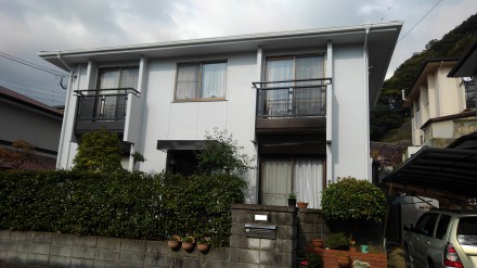 佐世保市　シックなイメージにチェンジ！外壁屋根塗装！